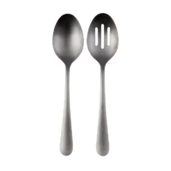Food Network 5 Food Network™ 2-pc. Flat Iron Serving Spoon & Slotted Spoon Set