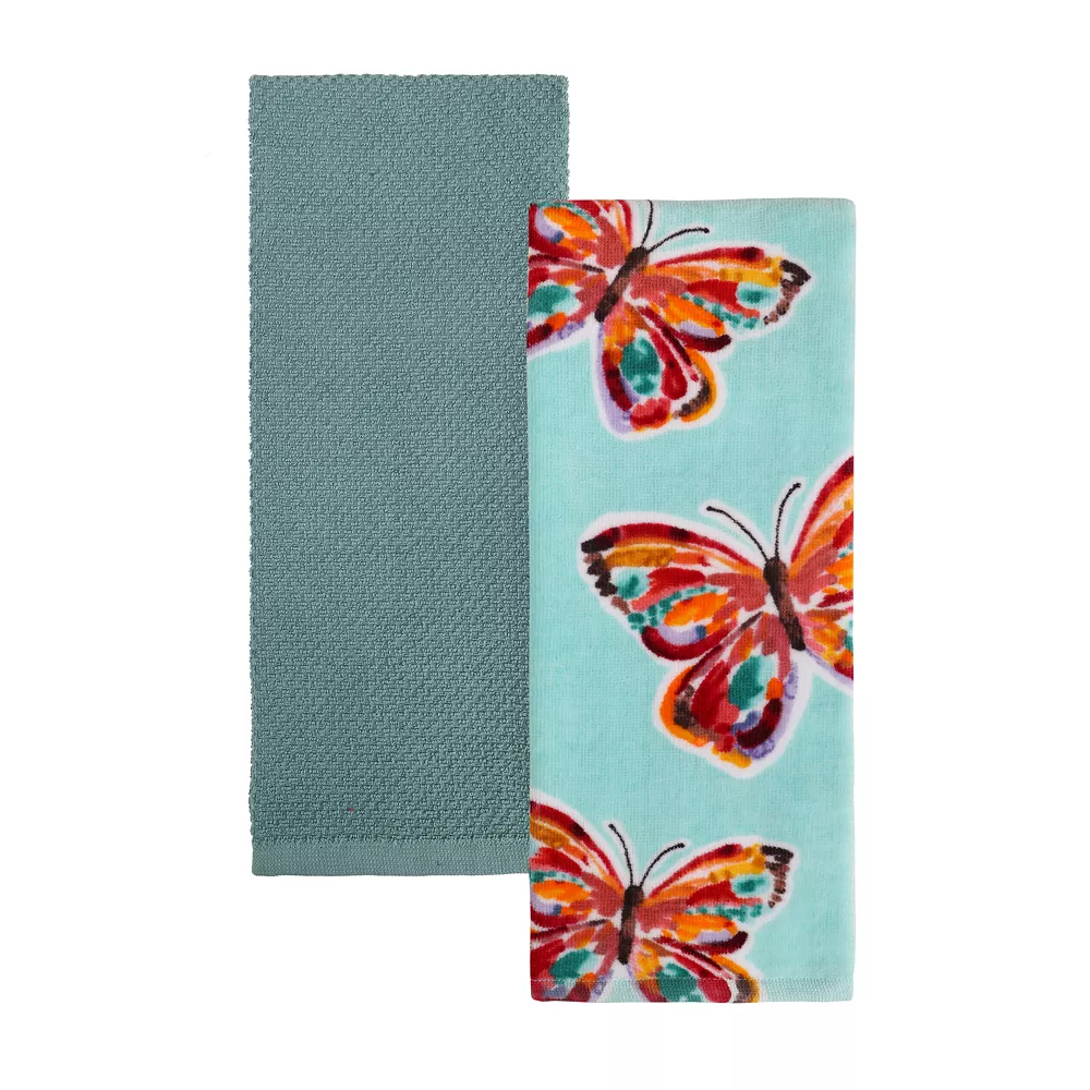 Food Network™ Butterflies Kitchen Towel 2-pk. 1 Food Network™ Butterflies Kitchen Towel 2-pk.