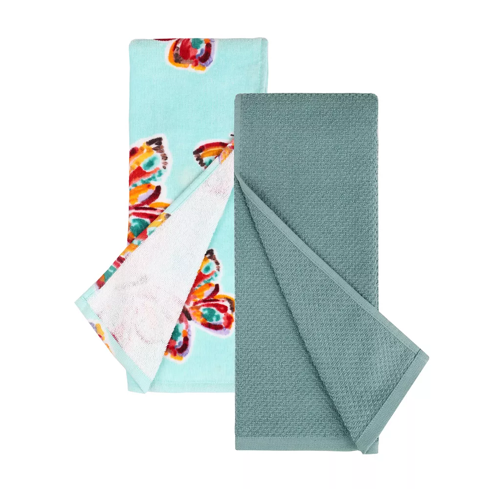 Food Network™ Butterflies Kitchen Towel 2-pk. 2 Food Network™ Butterflies Kitchen Towel 2-pk. - Image 2