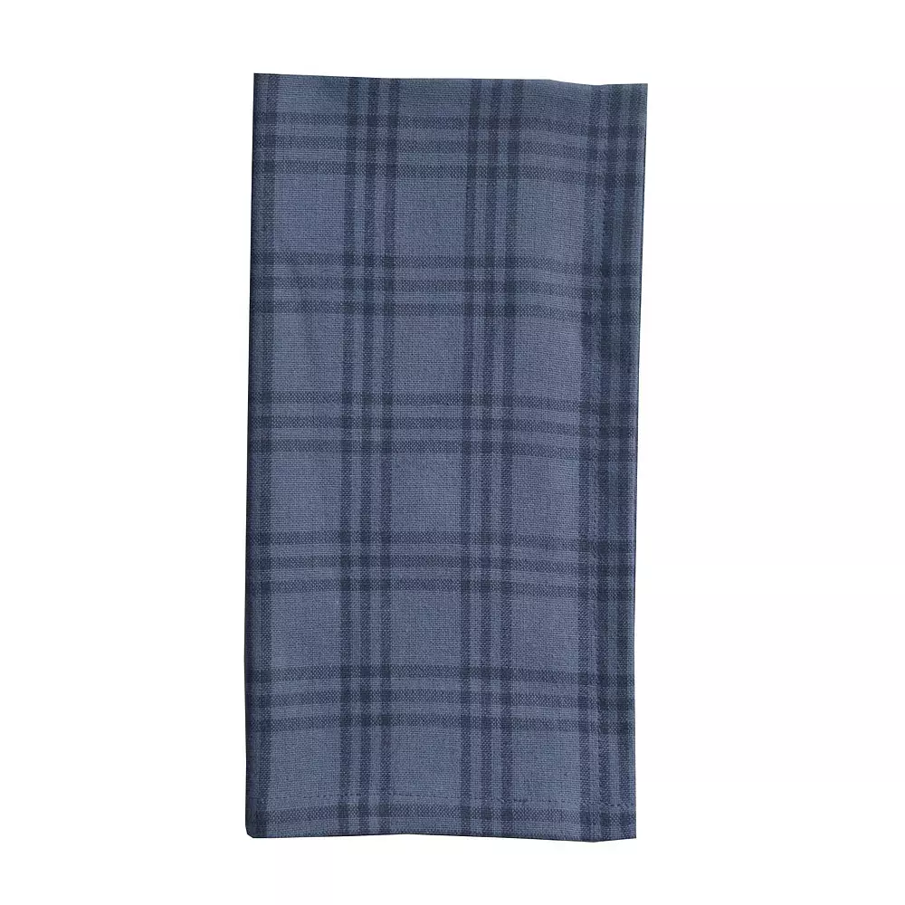 Food Network™ Blue Check Woven Dinner Napkin 4-pk. 2 Food Network™ Blue Check Woven Dinner Napkin 4-pk. - Image 2