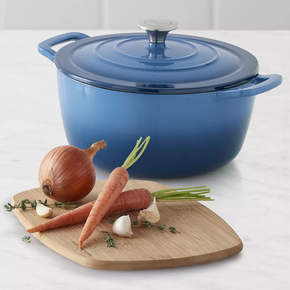 Food Network™ 3.5-qt. Ombre Enameled Cast-Iron Dutch Oven 3 Food Network™ 3.5-qt. Ombre Enameled Cast-Iron Dutch Oven - Image 3