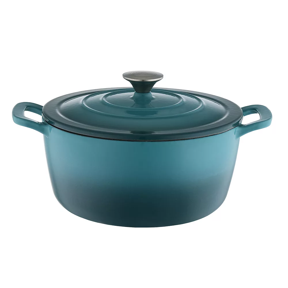 Food Network™ 3.5-qt. Ombre Enameled Cast-Iron Dutch Oven 1 Food Network™ 3.5-qt. Ombre Enameled Cast-Iron Dutch Oven