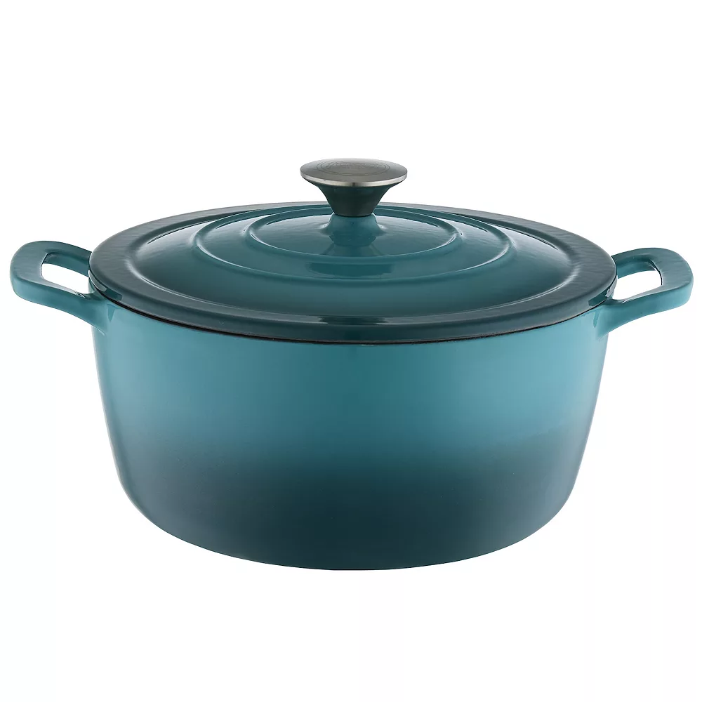 Food Network™ 7-qt. Ombre Enameled Cast-Iron Dutch Oven 1 Food Network™ 7-qt. Ombre Enameled Cast-Iron Dutch Oven
