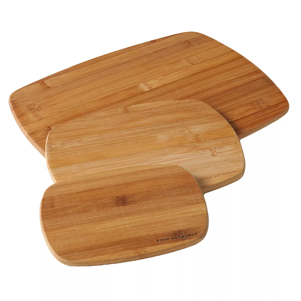 Food Network™ 3-pc. Bamboo Cutting Board Set 1 Food Network™ 3-pc. Bamboo Cutting Board Set